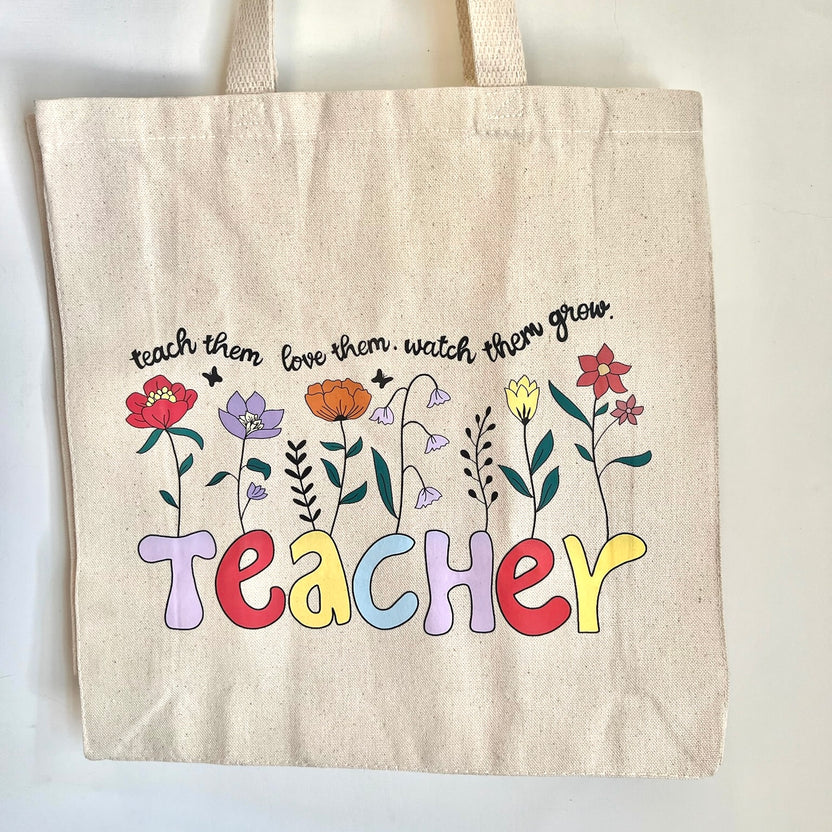 Printed canvas cloth bag