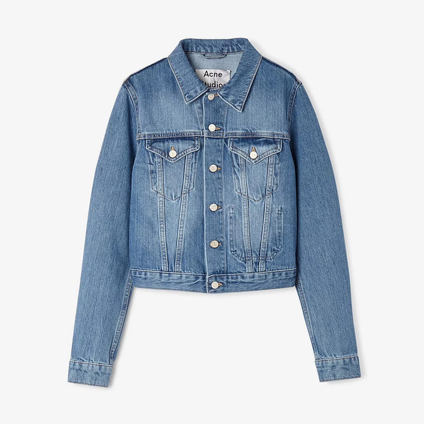 Light wash classic jeans jacket