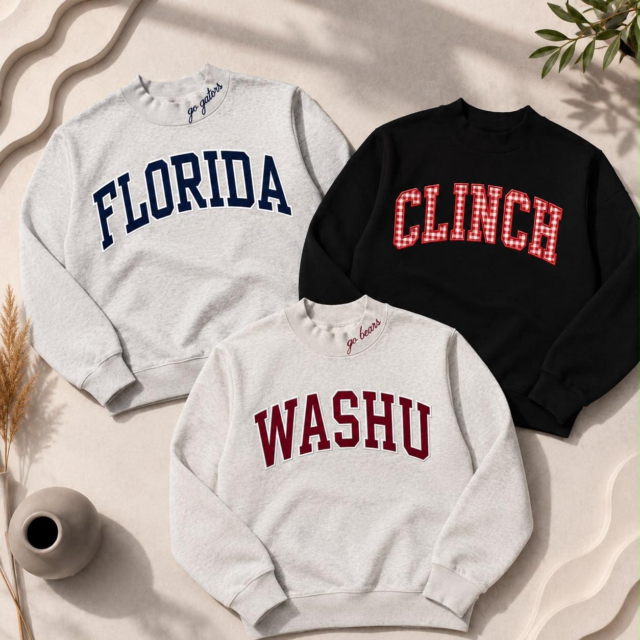 Long sleeve apparel in graphic styles